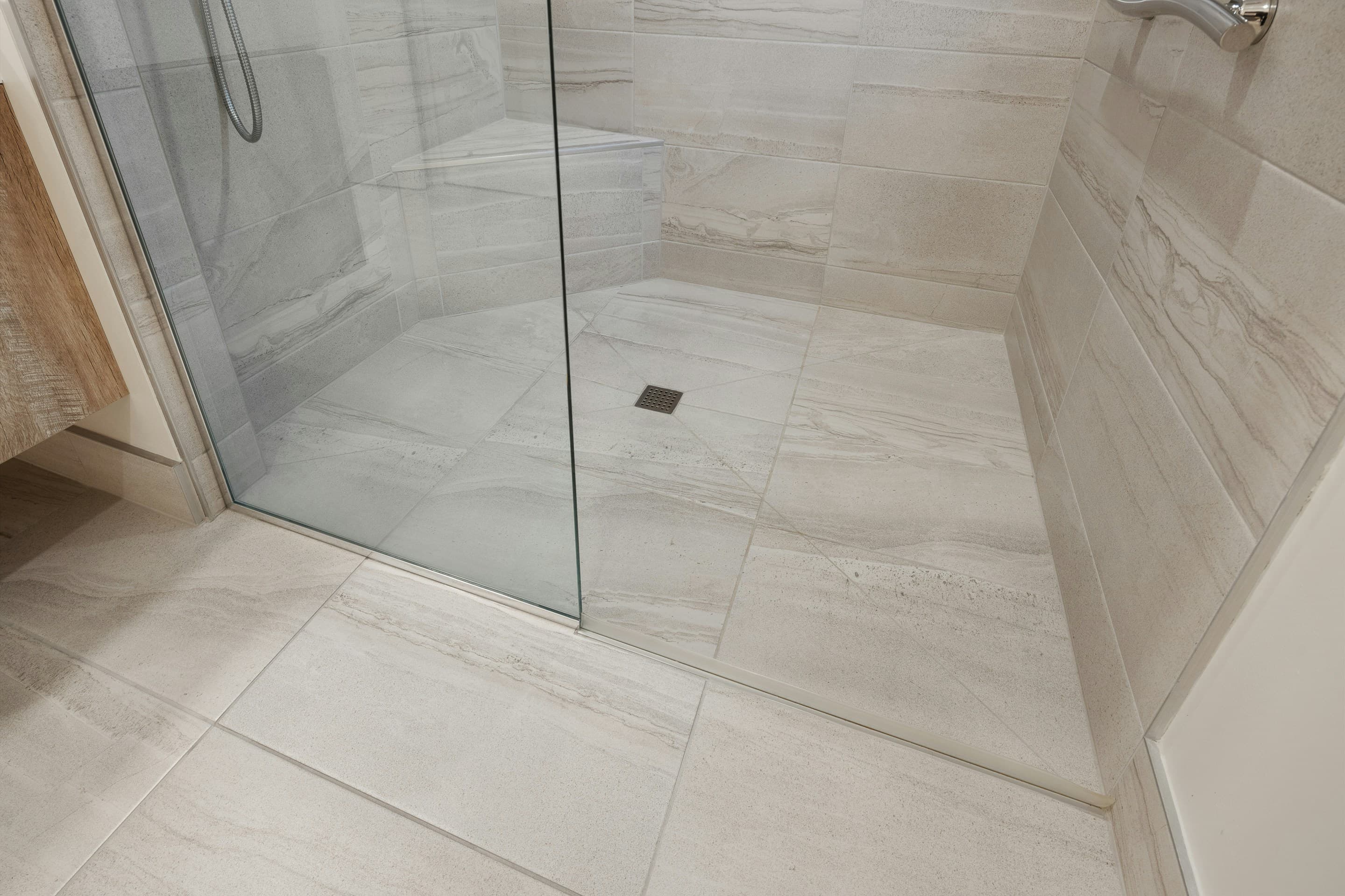 Image of a stone shower