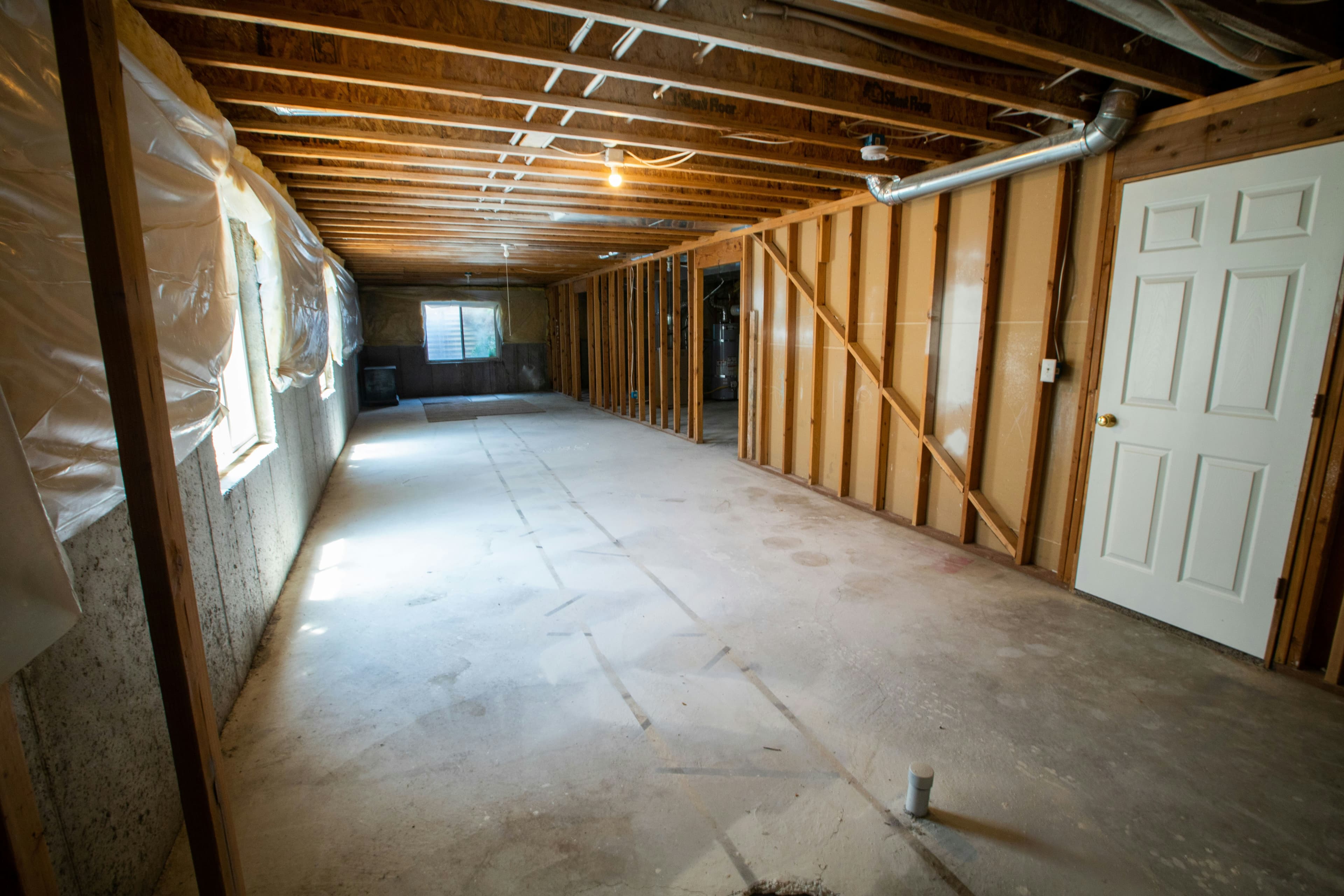 Image of a basement under construction